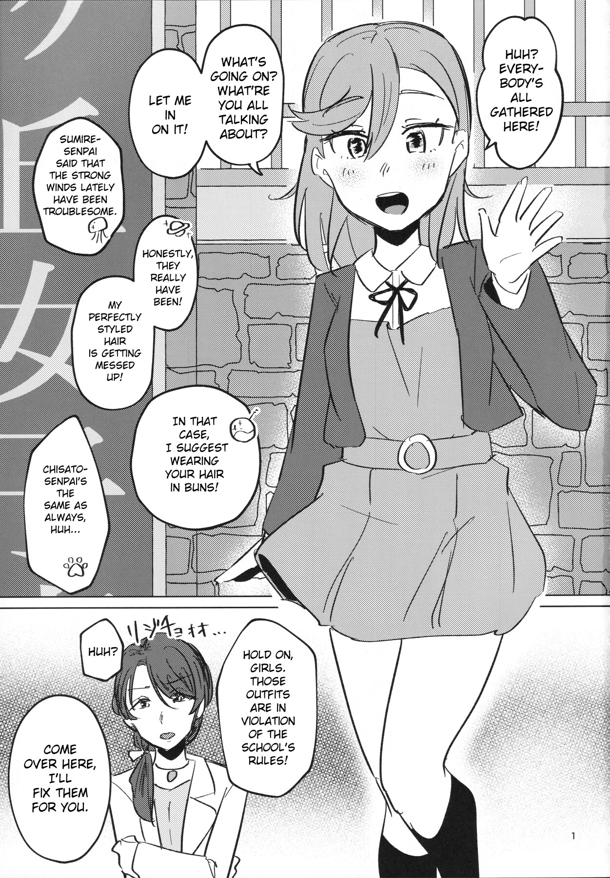 Hentai Manga Comic-Going to School Naked is the Standard-Read-2